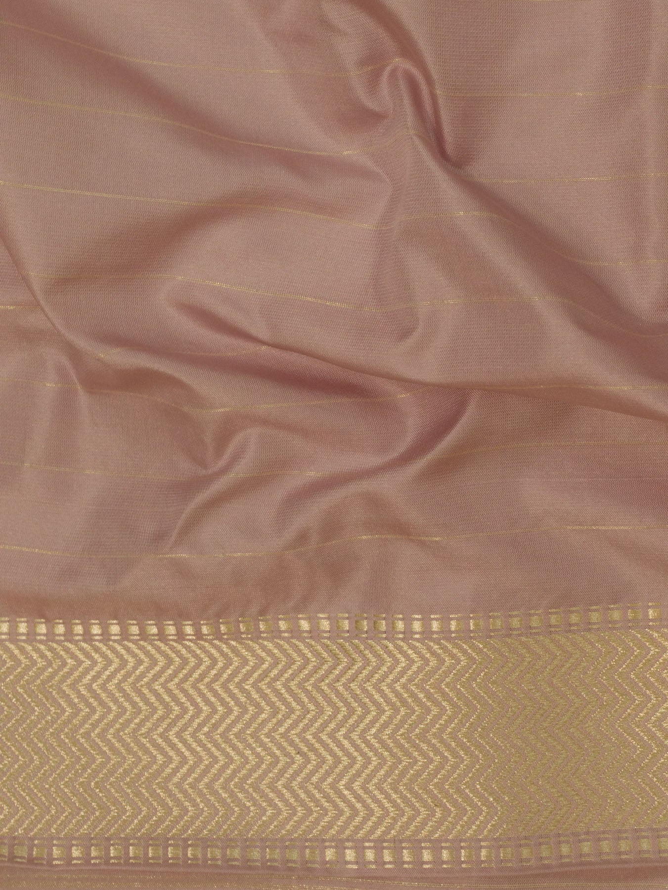 Light Pink Pure Katan Naqshi Satin Silk Handloom Saree with Kadhwa Tilfi Meenakari Gold & Silver Shikargah Zari Buti