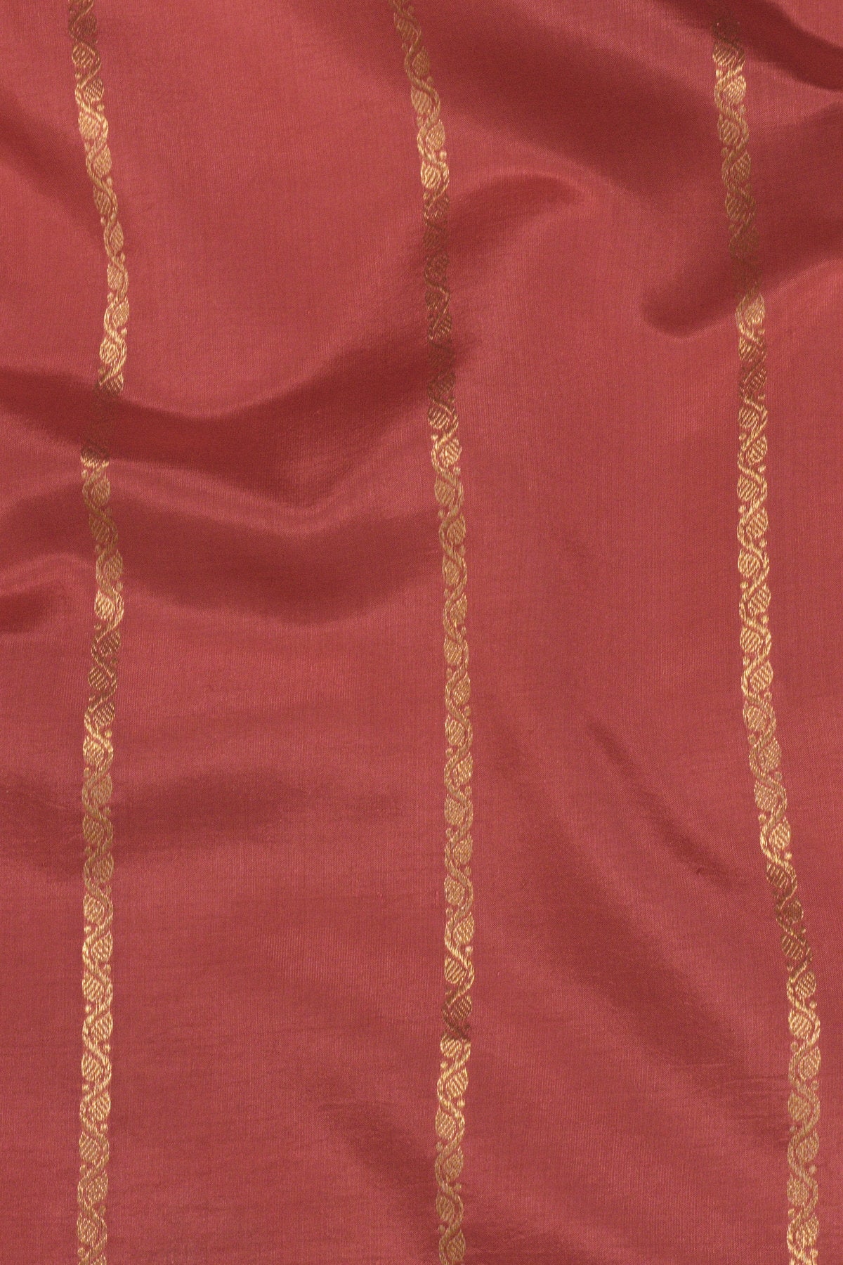 Peach Pink Katan Silk Handloom Saree with Kadhwa Zari Buta Satin Border & Buti