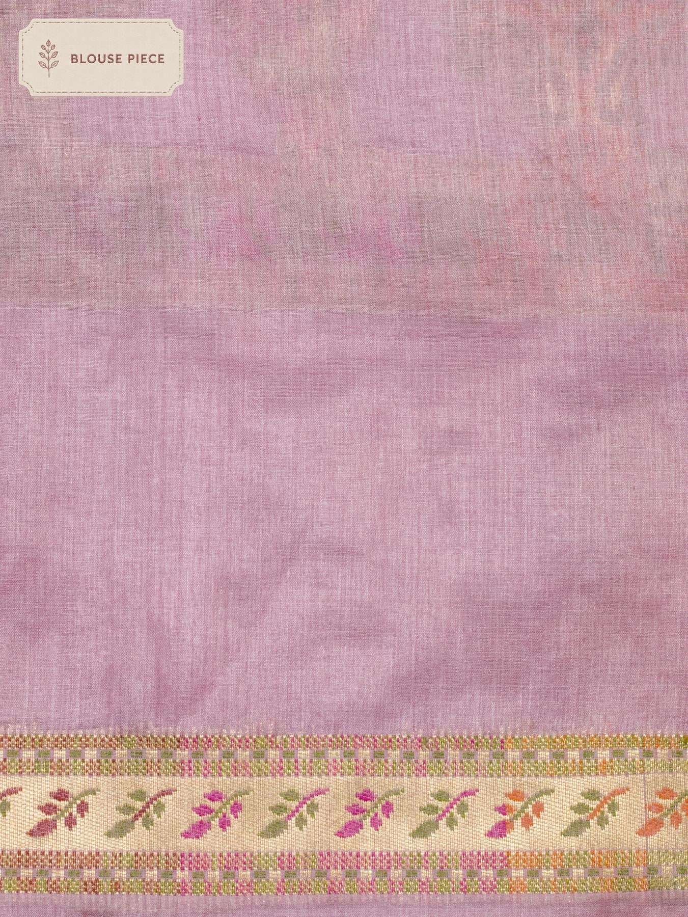 Pure Tussar Silk Golden Banarasi Mauve Saree Zari Tilfi Meenakari - front view - ZARISPIRE