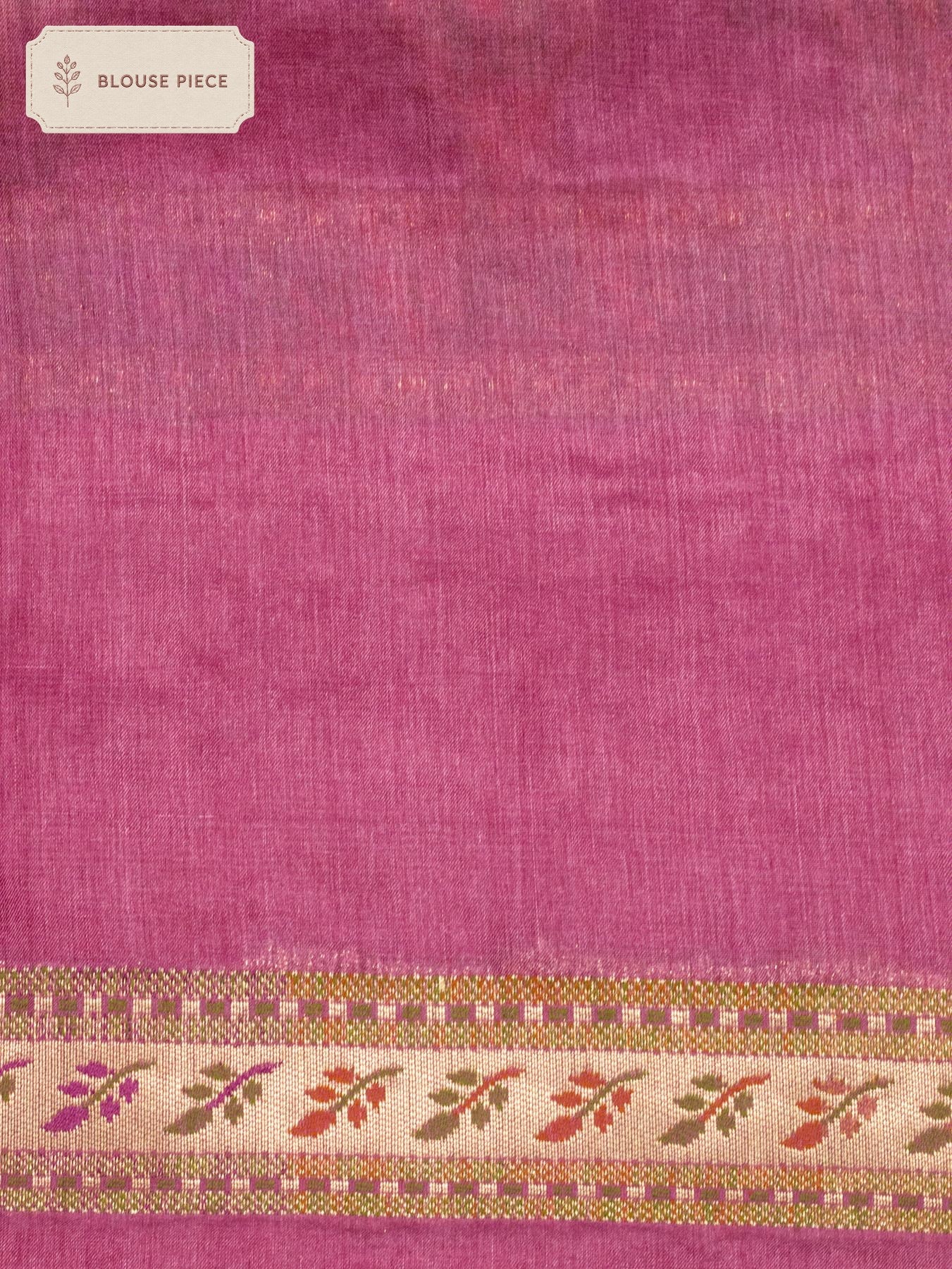 Pure Tussar Silk Pink Banarasi Beautifully crafted with intricate Zari Tilfi Meenakari weaving across the - ZARISPIRE