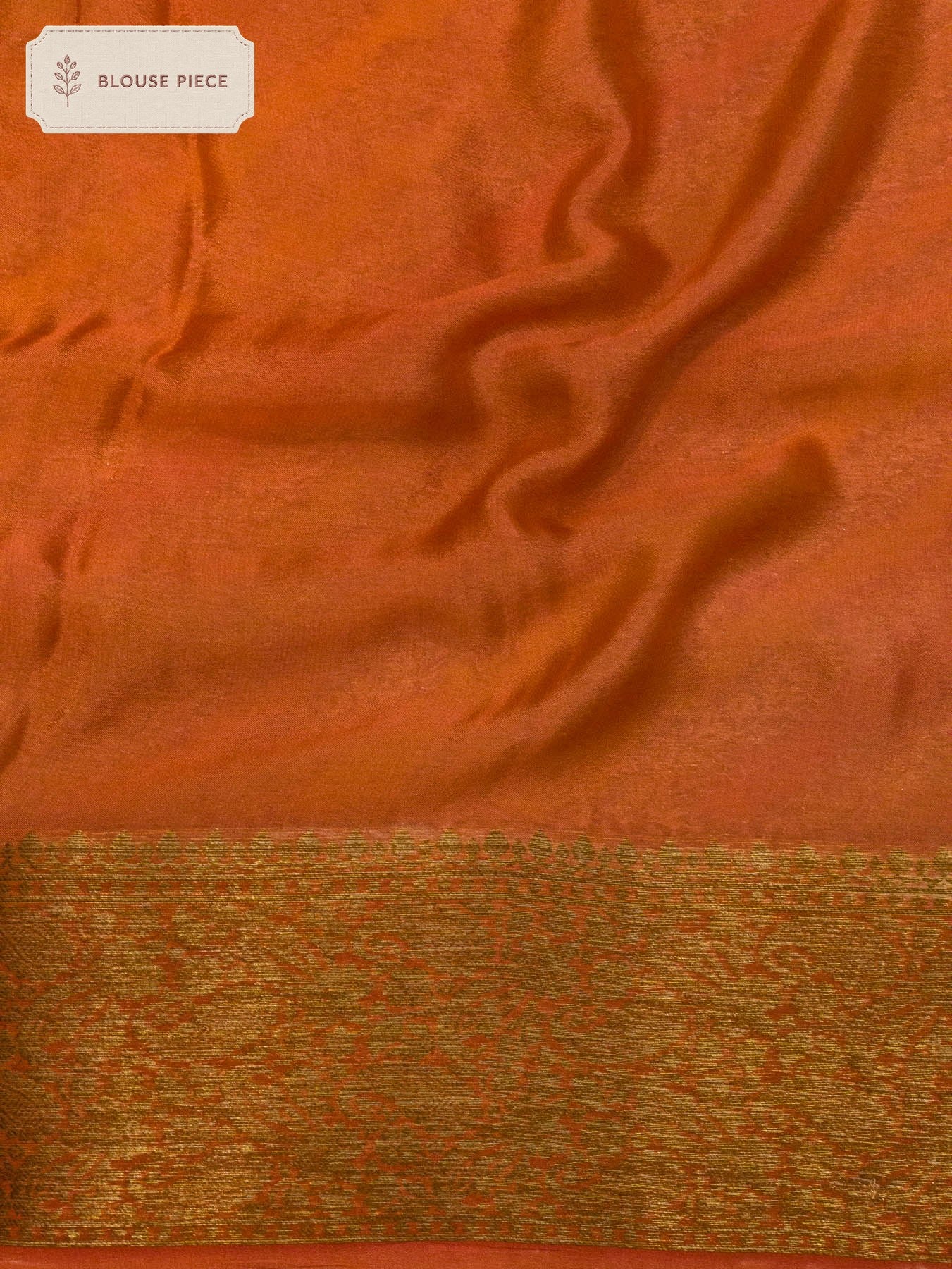 Pure Georgette Silk Yellow Banarasi Multicolor Saree with Hand Brush Work & Antique Zari Weaving - close-up - ZARISPIRE
