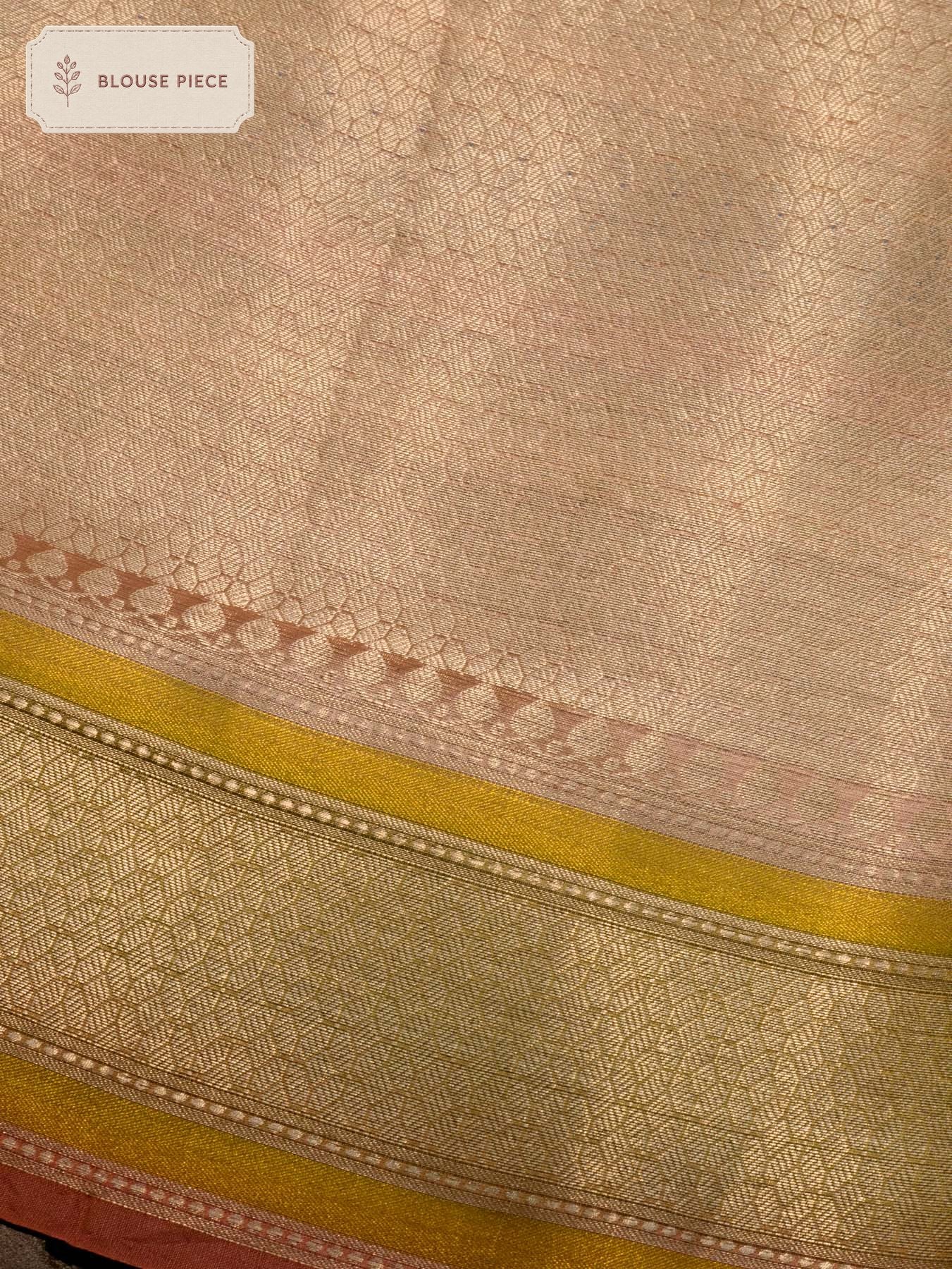 Pure Silk Banarasi Multicolor Pastel Hues Dupion Saree with Zari Tilfi Meenakari & Hand Rangkaat - close-up - ZARISPIRE