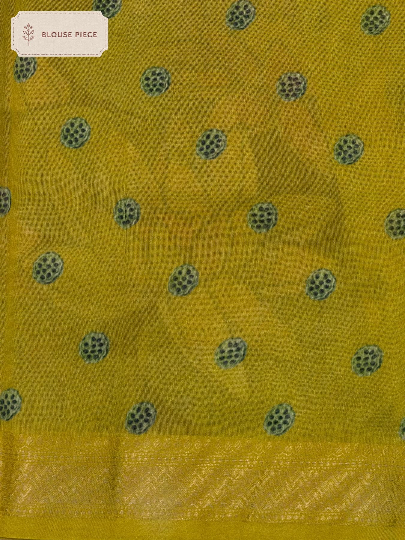 Pure Cotton Silk Walnut Brown Chanderi Saree, digitally printed with intricate artistic figure motifs and - ZARISPIRE