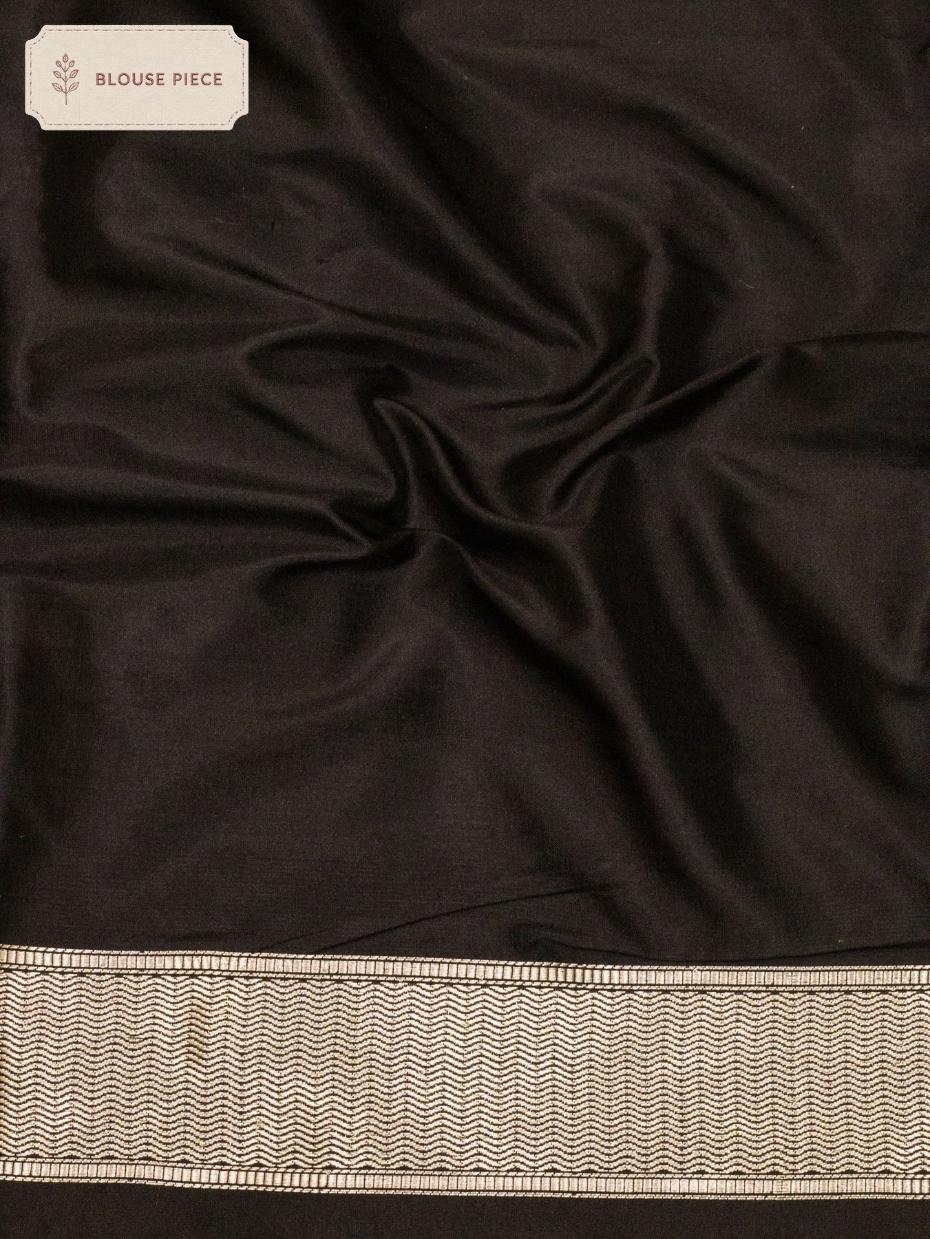Pure Katan Silk Midnight Black Banarasi Ayodhya Dham Handloom Saree with Kadhwa Shri Ram Mandir Tilfi Meenakari - ZARISPIRE