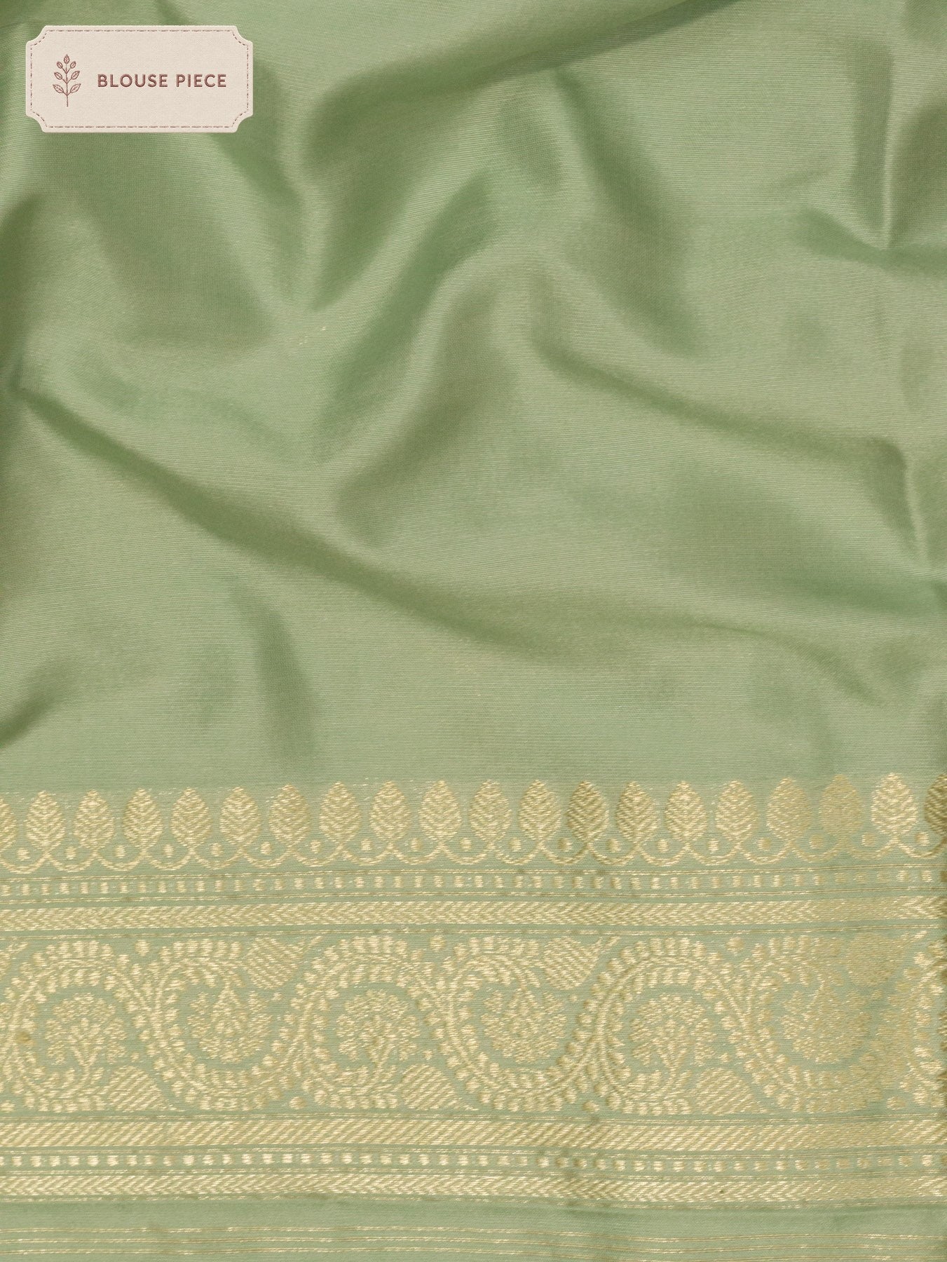 Pure Katan Silk Sea Blue Banarasi Exquisitely woven with Kadhwa Shikargah Jangla motifs and enriched with Gold - ZARISPIRE