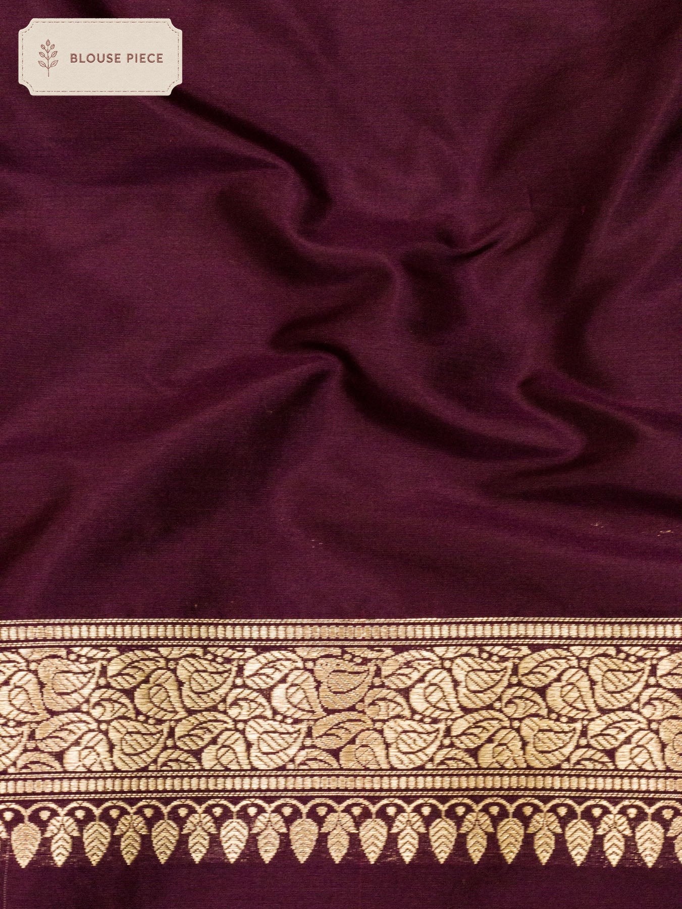 Pure Katan Silk Red Banarasi Garnet Handloom Saree with Kadhwa Aadha Gold Zari Meenakari Guldasta Buti - close-up - ZARISPIRE