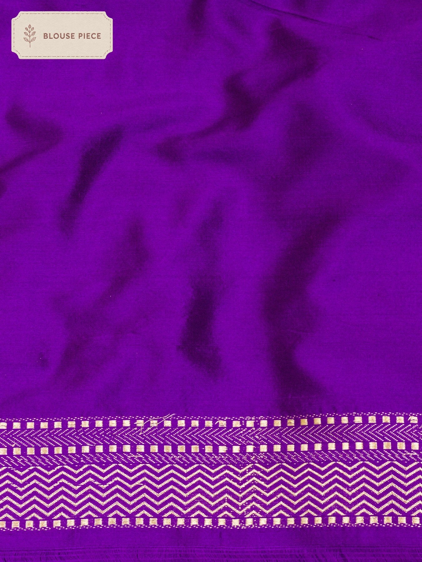 Pure Katan Silk Silver Banarasi Uda Purple Handloom Saree Kadhwa Gold & Zari Buti - close-up - ZARISPIRE