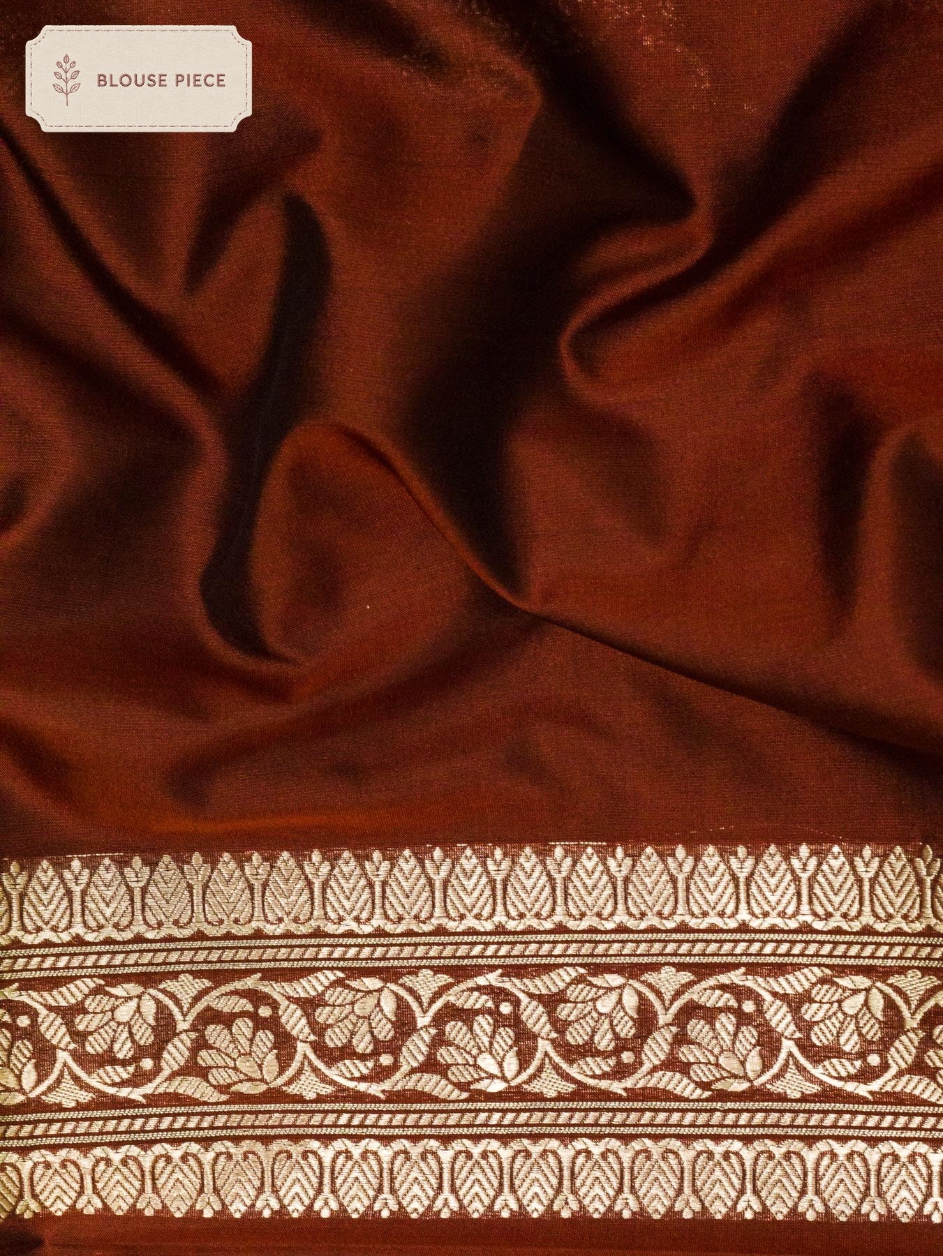 Pure Katan Silk Maroon Banarasi Exquisitely woven using traditional Khaddi weaving techniques and adorned with - ZARISPIRE