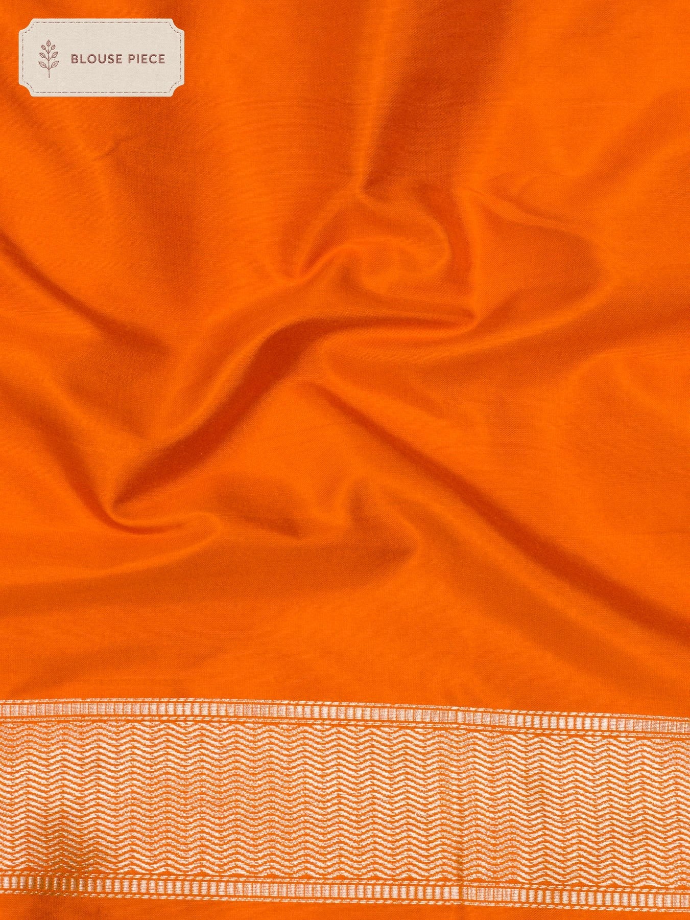Pure Katan Silk Saffron Orange Banarasi Exquisite Saree with Kadhwa Shri Ram Mandir Tilfi Meenakari Border - ZARISPIRE