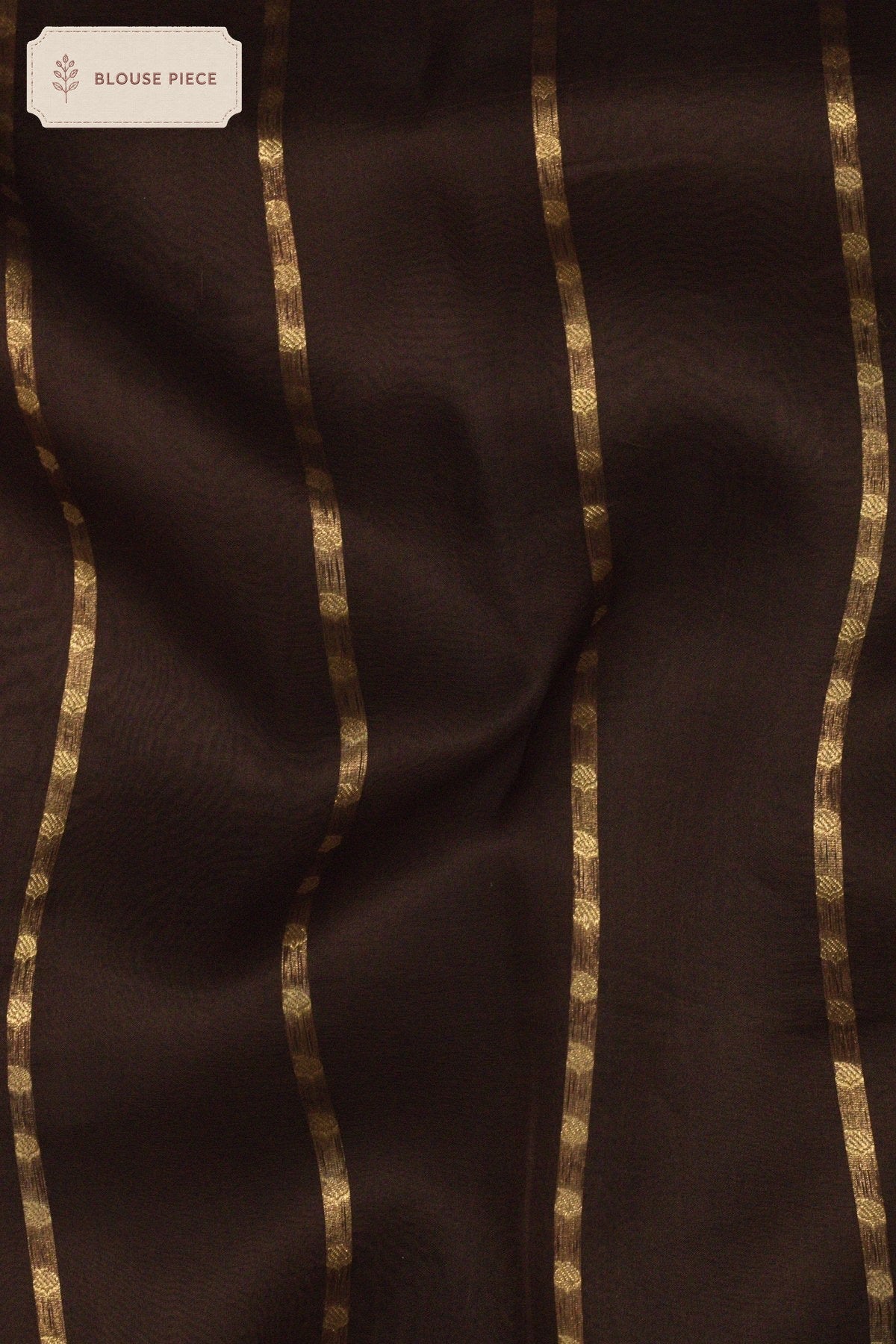 Pure Kora Organza Silk Walnut Brown Banarasi Handloom Saree with Kadhwa Gold Zari Tilfi Meenakari Buti and - ZARISPIRE