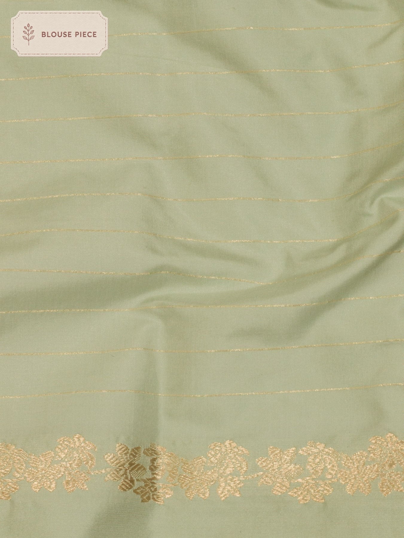 Pure Katan Silk Silver Banarasi Sea Green Katan Naqshi Satin Silk Handloom Saree with Kadhwa Tilfi Meenakari - ZARISPIRE