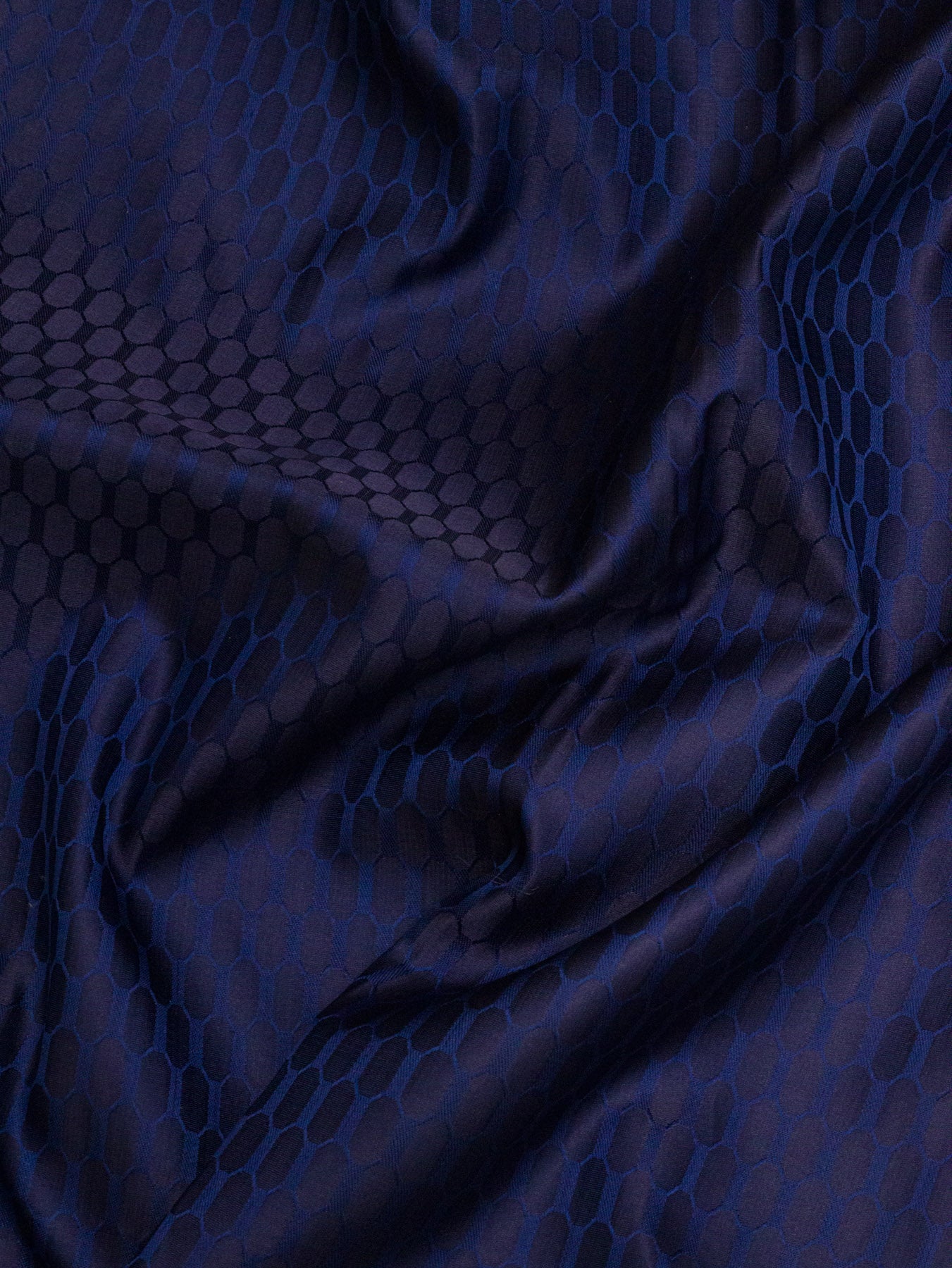 Pure Satin Silk Navy Blue Banarasi Handloom Saree with Allover Alfi Jamawar Tanchui & Zari Vasket Blouse - ZARISPIRE